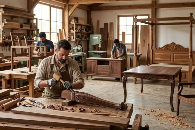 Premium Solid Wood Furniture Manufacturer in Chandigarh | Custom Wooden Furniture