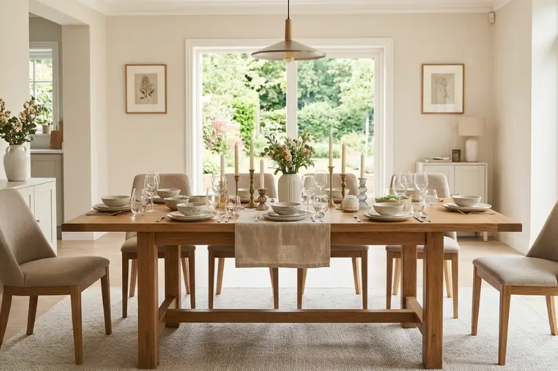How to Choose the Right Solid Wood Dining Table Size