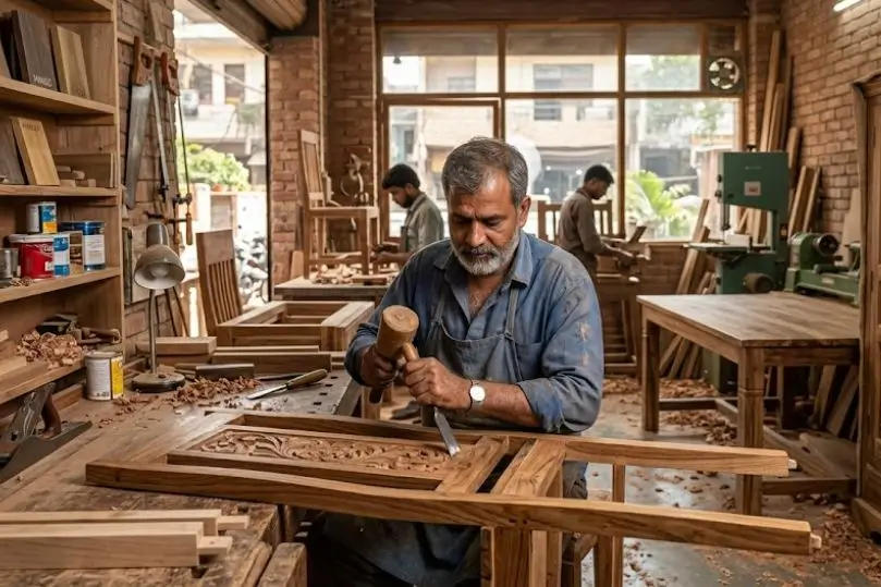 Custom Solid Wood Furniture in Mayur Vihar, Preet Vihar & Patparganj, Delhi