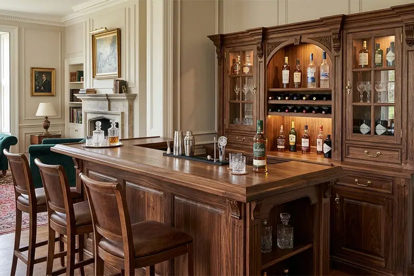 solid-wood-bar-counter-bar-cabinet-designs-luxury-homes