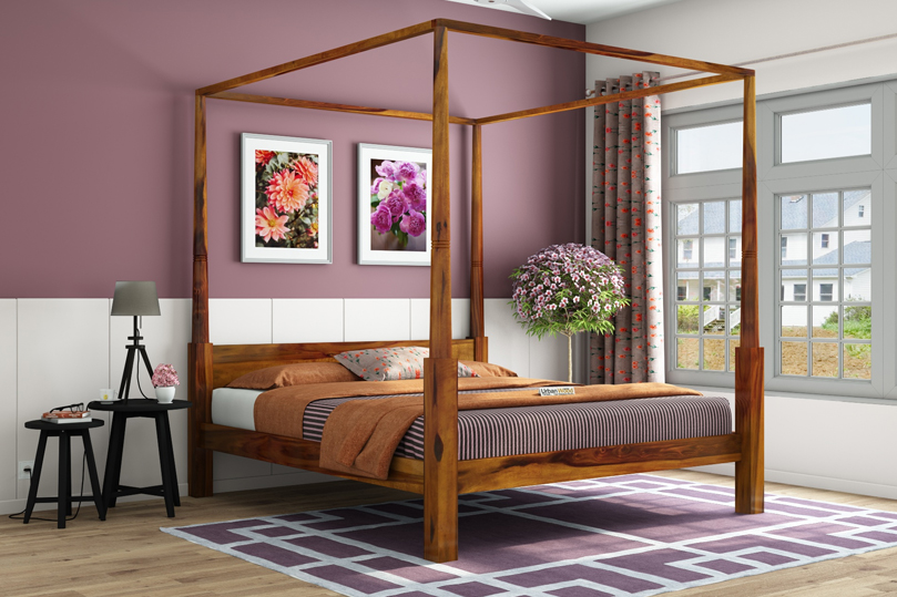 Stylish Poster Bed Designs for Perfect Bedroom Makeover
