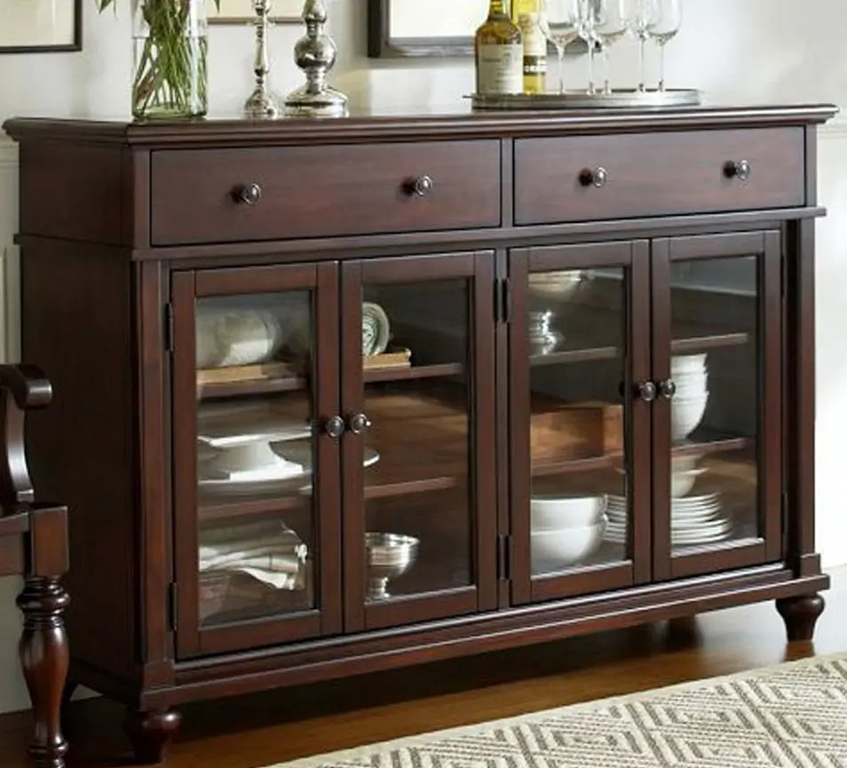 Solid Wood Crockery Unit / Cabinet